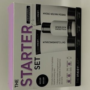 The Inkey List Skincare Trio The Starter Set clean, hydrate, moisturize